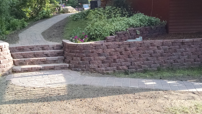 landscaping brick work